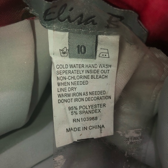 Elisa B (Y2K) floral crop top and flair skirt - Picture 4 of 4